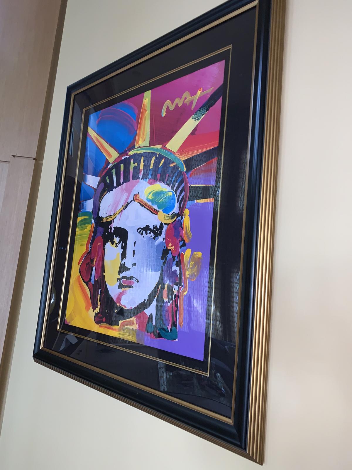 Peter Max, Statue of Liberty, 36" X 42"