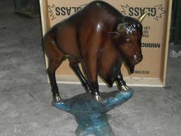 Large Buffalo Poly Bronze