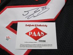 Shaquille O'Neal of the Miami Heat signed autographed basketball jersey PAAS COA 596