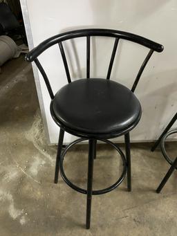 Black Swivel Bar Stools