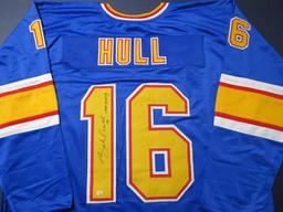 Brett Hull of the St Louis Blues signed autographed hockey jersey PAAS COA 862