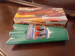 Gorgo VeloFlech Espacial Toy Car with Original Box - Future Car - 11 x 5 inches