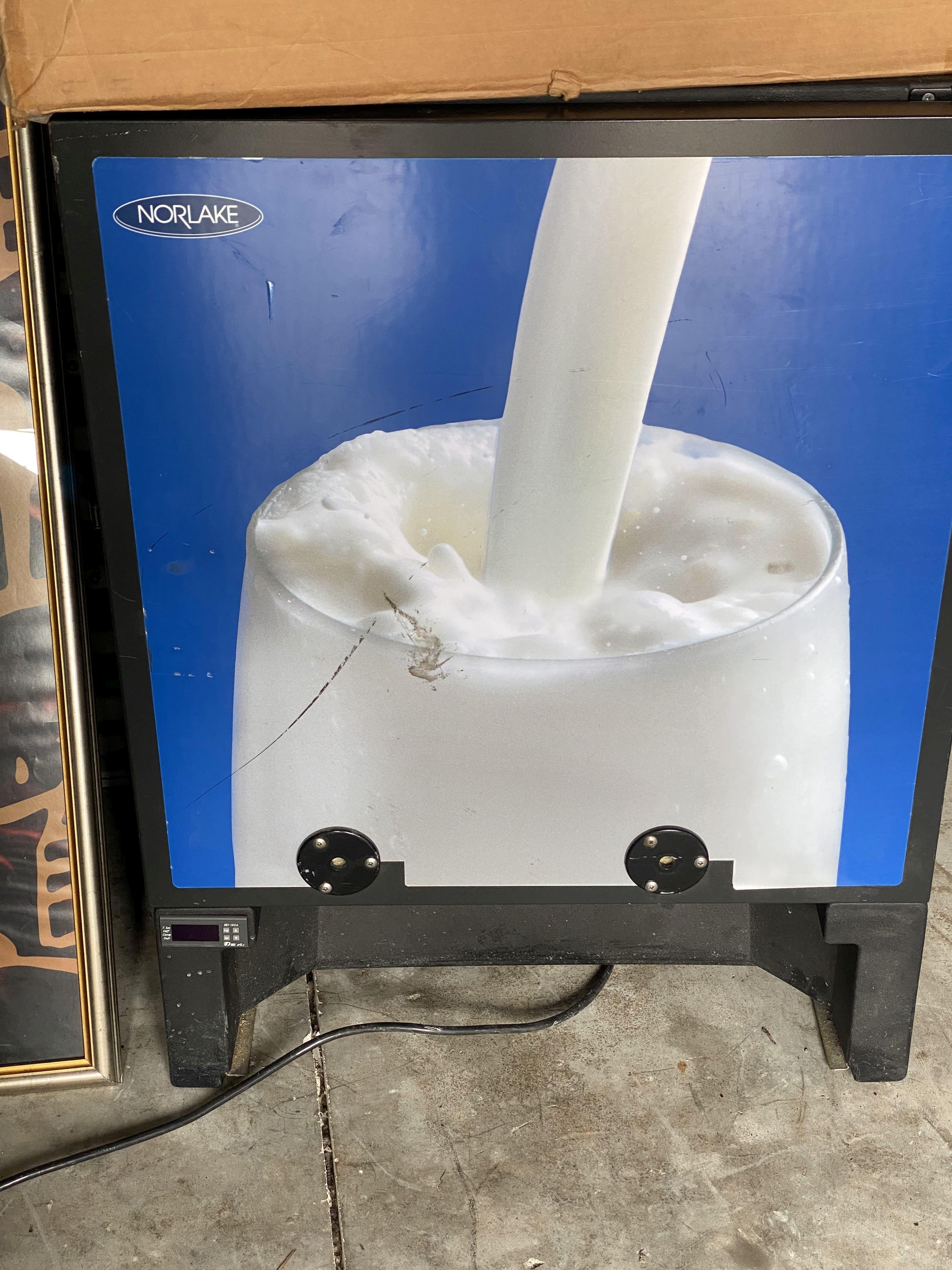 Norlake Milk Dispenser New Refrigerated Dairy Cream