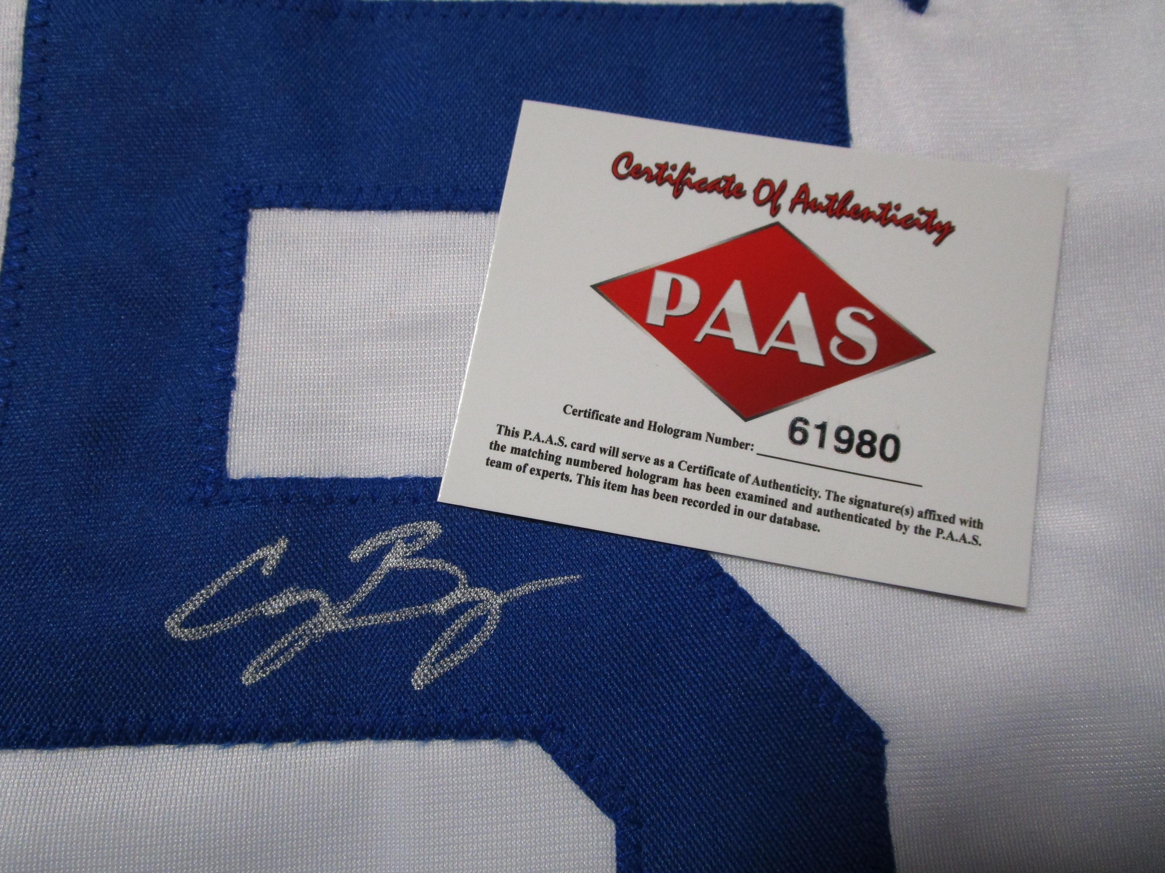 Cody Bellinger of the LA Dodgers signed autographed baseball jersey PAAS COA 980