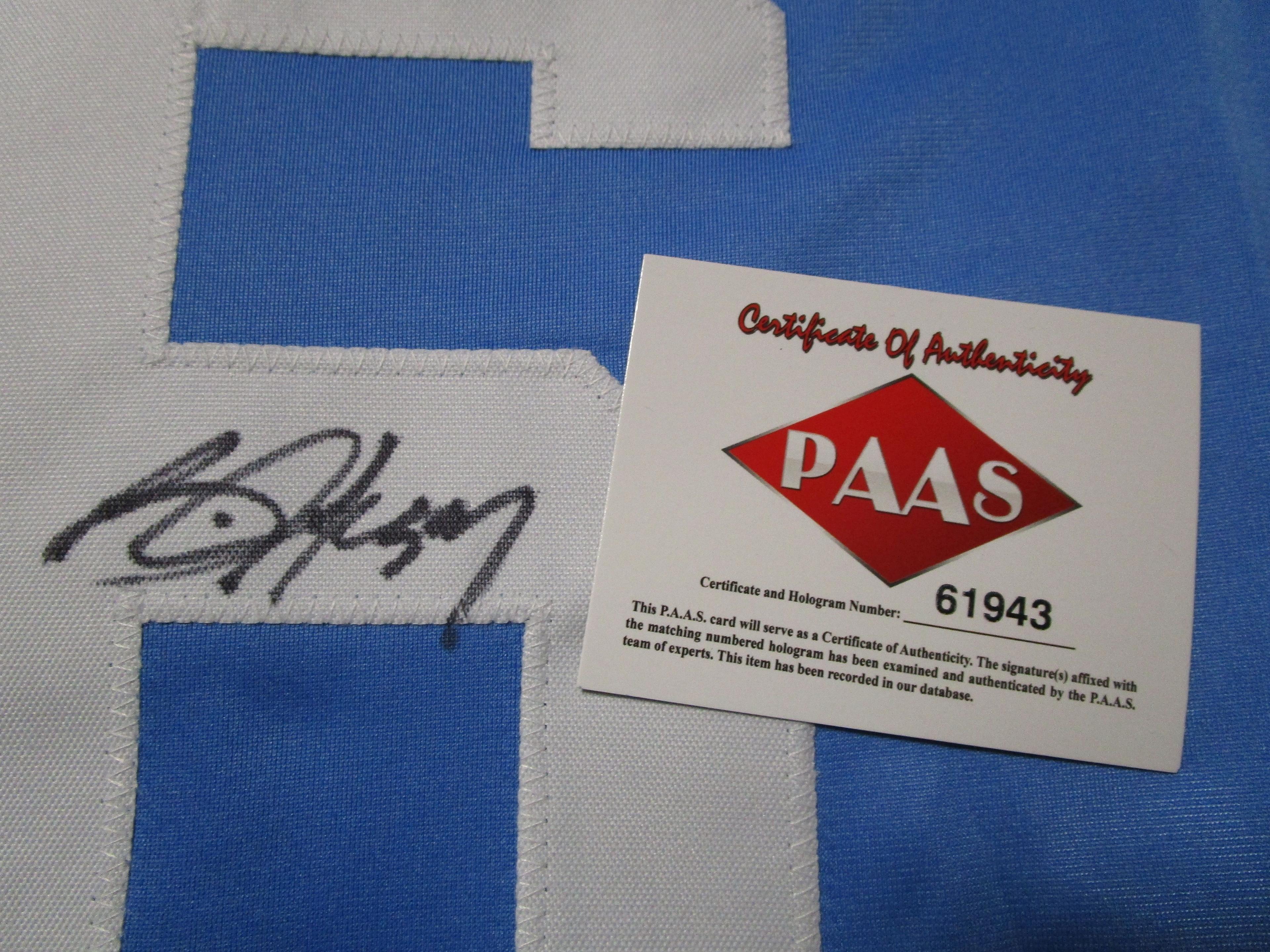 Bo Jackson of the Kansas City Royals signed autographed baseball jersey PAAS COA 943
