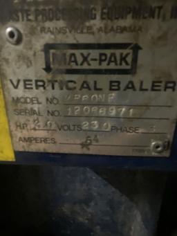 Max-Pak MP60NP Vertical Baler