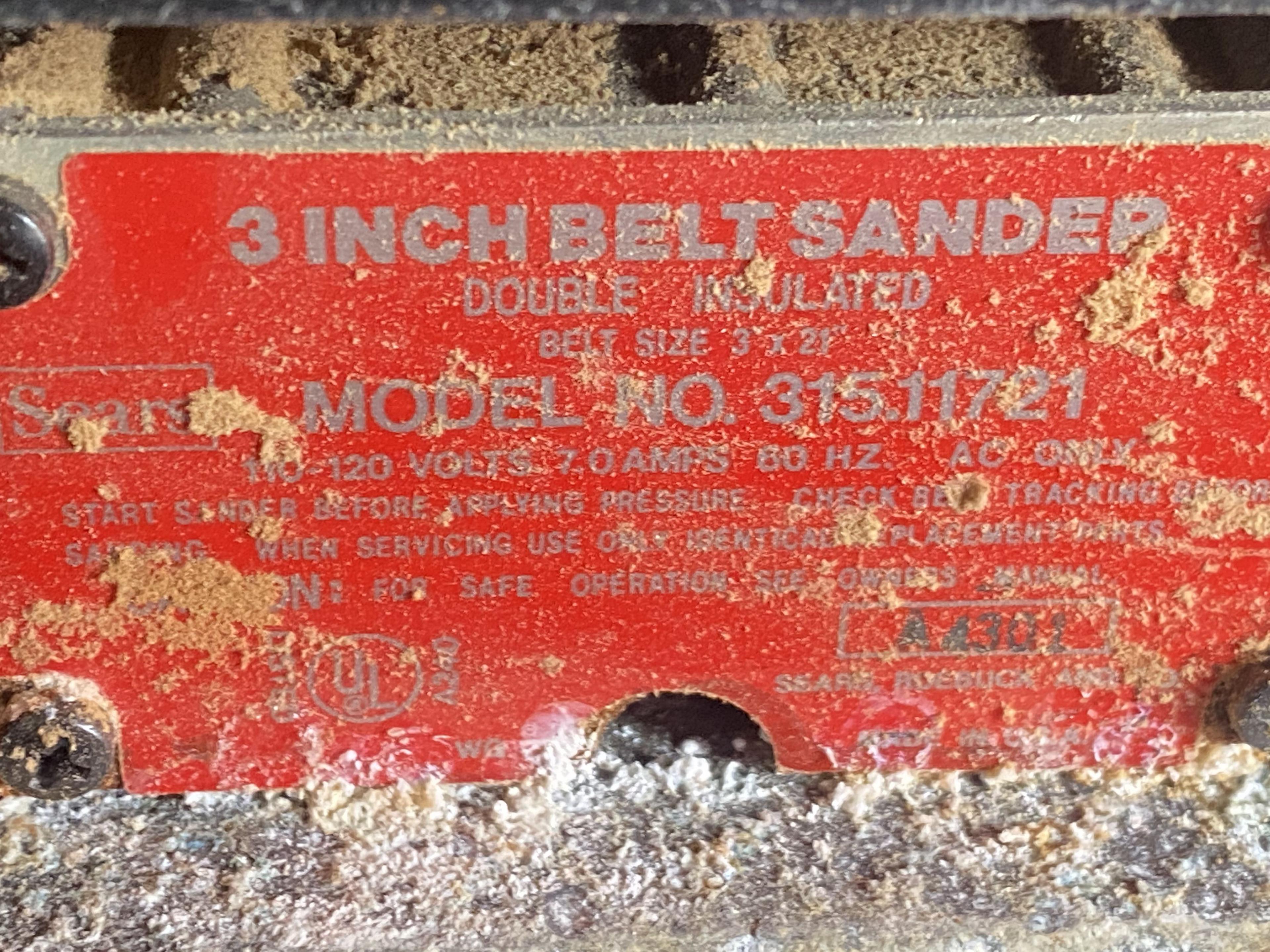 Craftsman 3" Belt Sander