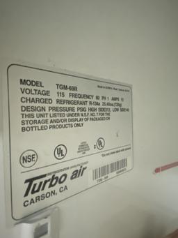 Turbo Air Three Door Glass Merchandising Cooler