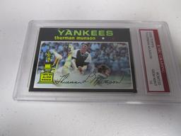 Thurman Munson NY Yankees 2009 Topps 1971 Topps #CMT20 graded EMC Gem Mint 10