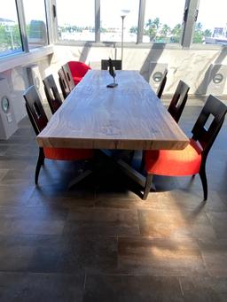 Large 10Ft Dining Table made from a single Tree