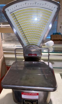 Stainless Steel Berkel Type 400 Grocers Scale Measures up to 1lb. 4 oz