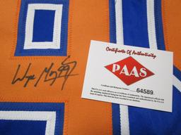 Wayne Gretzky of the Edmonton Oilers signed autographed hockey jersey PAAS COA 589