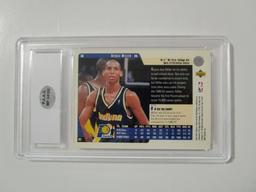 Reggie Miller of the Indiana Pacers signed autographed sports card slabbed PAAS COA 162