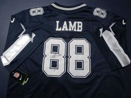 CeeDee Lamb of the Dallas Cowboys signed autographed football jersey PAAS COA 747