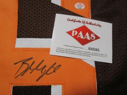 Baker Mayfield of the Cleveland Browns signed autographed football jersey PAAS COA 595