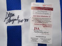 Steve Largent of the Seattle Seahawks signed autographed football jersey JSA COA 711