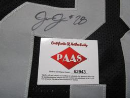 Josh Jacobs of the Las Vegas Raiders signed autographed football jersey PAAS COA 943