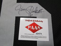 Jim Plunkett of the Oakland Raiders signed autographed football jersey PAAS COA 474