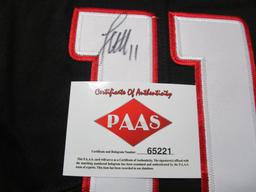 Larry Fitzgerald of the Arizona Cardinals signed autographed football jersey PAAS COA 221