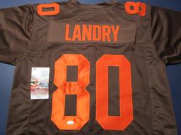 Jarvis Landry of the Cleveland Browns signed autographed football jersey JSA COA 876