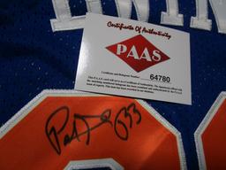 Patrick Ewing of the NY Knicks signed autographed basketball jersey PAAS COA 781