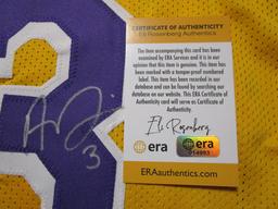 Anthony Davis of the LA LAKERS signed autographed basketball jersey ERA COA 993