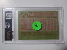 Steve Yeager LA Dodgers 1985 Topps Baseball #148 PSA Graded Mint 9