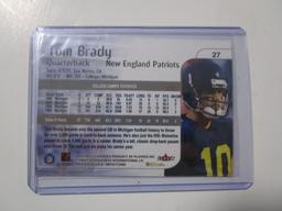 Tom Brady New England Patriots 2000 Fleer Impact Football ROOKIE #27