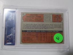 Jim York Kansas City Royals 1972 Topps #68 PSA Graded NM 7