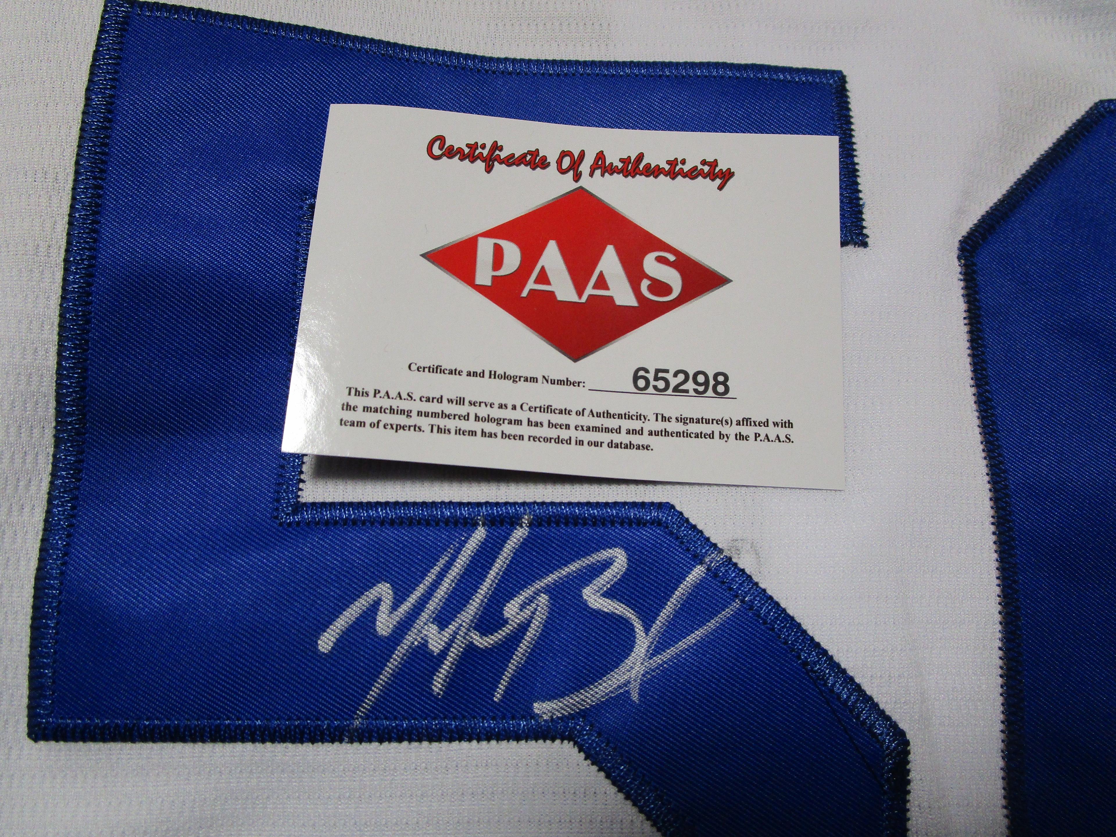 Mookie Betts of the LA Dodgers signed autographed baseball jersey PAAS COA 298