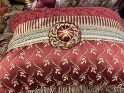 Variety of Fancy  Decorative throw Pillows