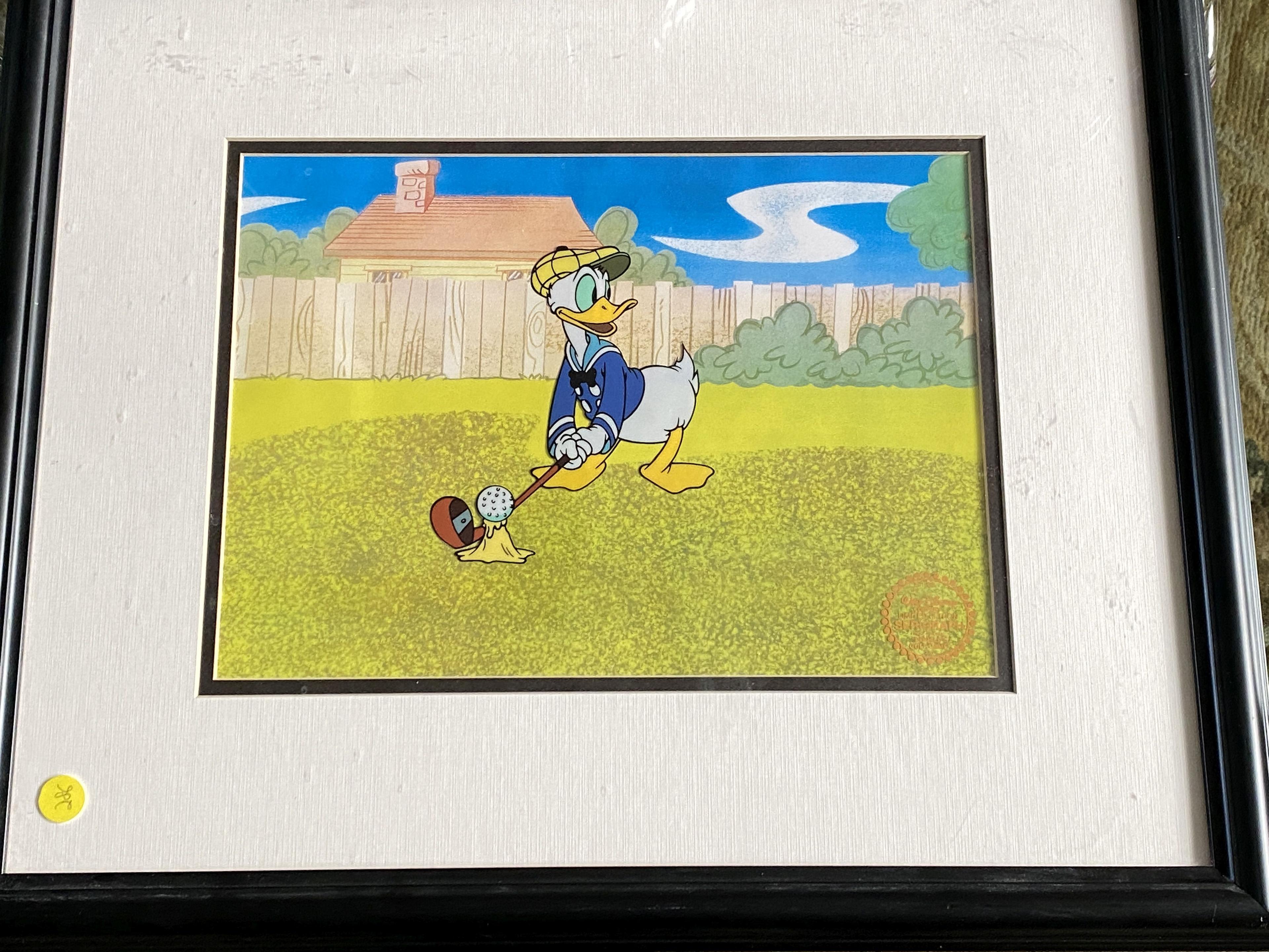 "Donald's Golf Game" Limited Edition Walt Disney Framed Seriograph