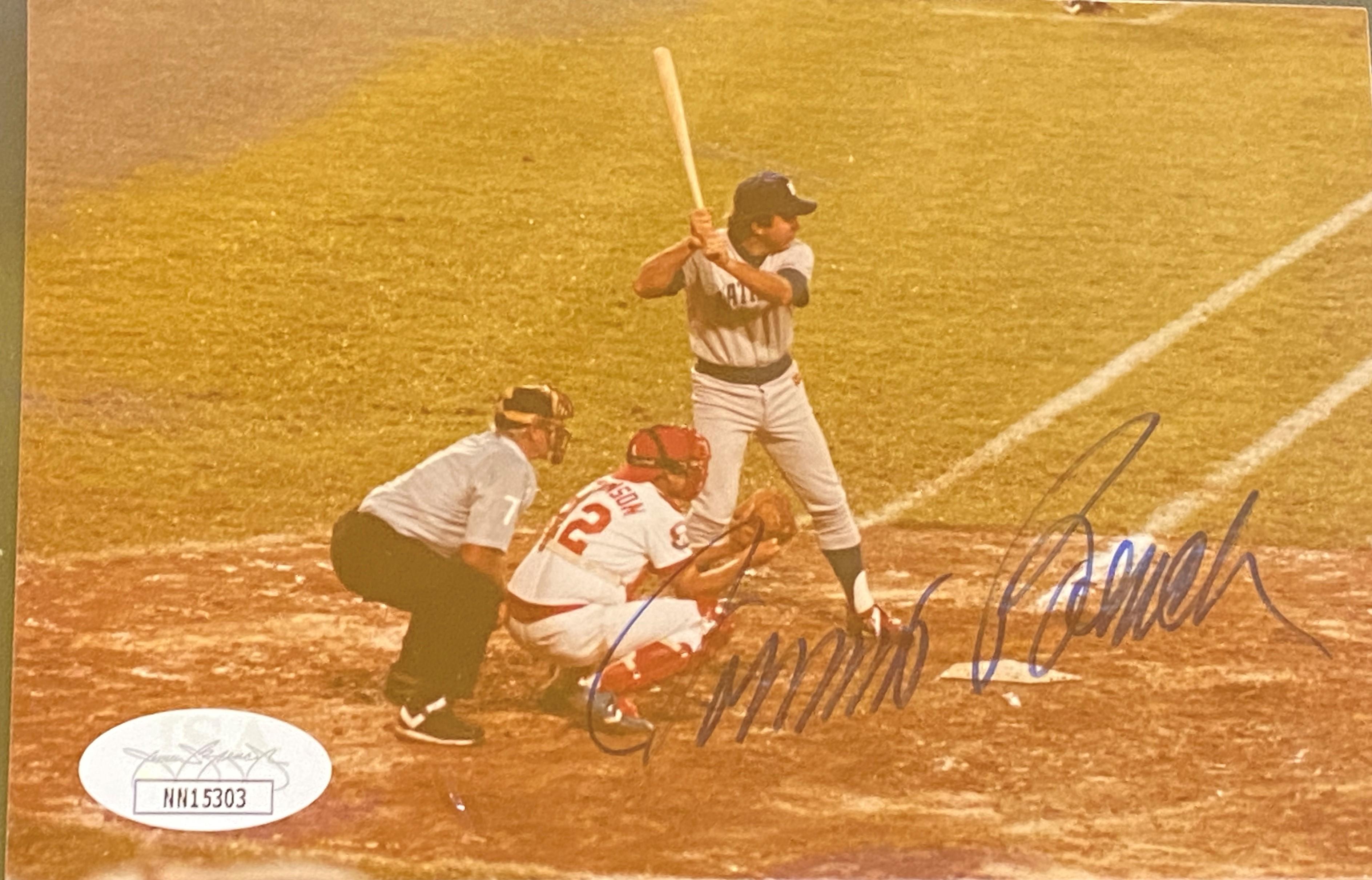 Johnny Bench Autographed Picture (JSA)