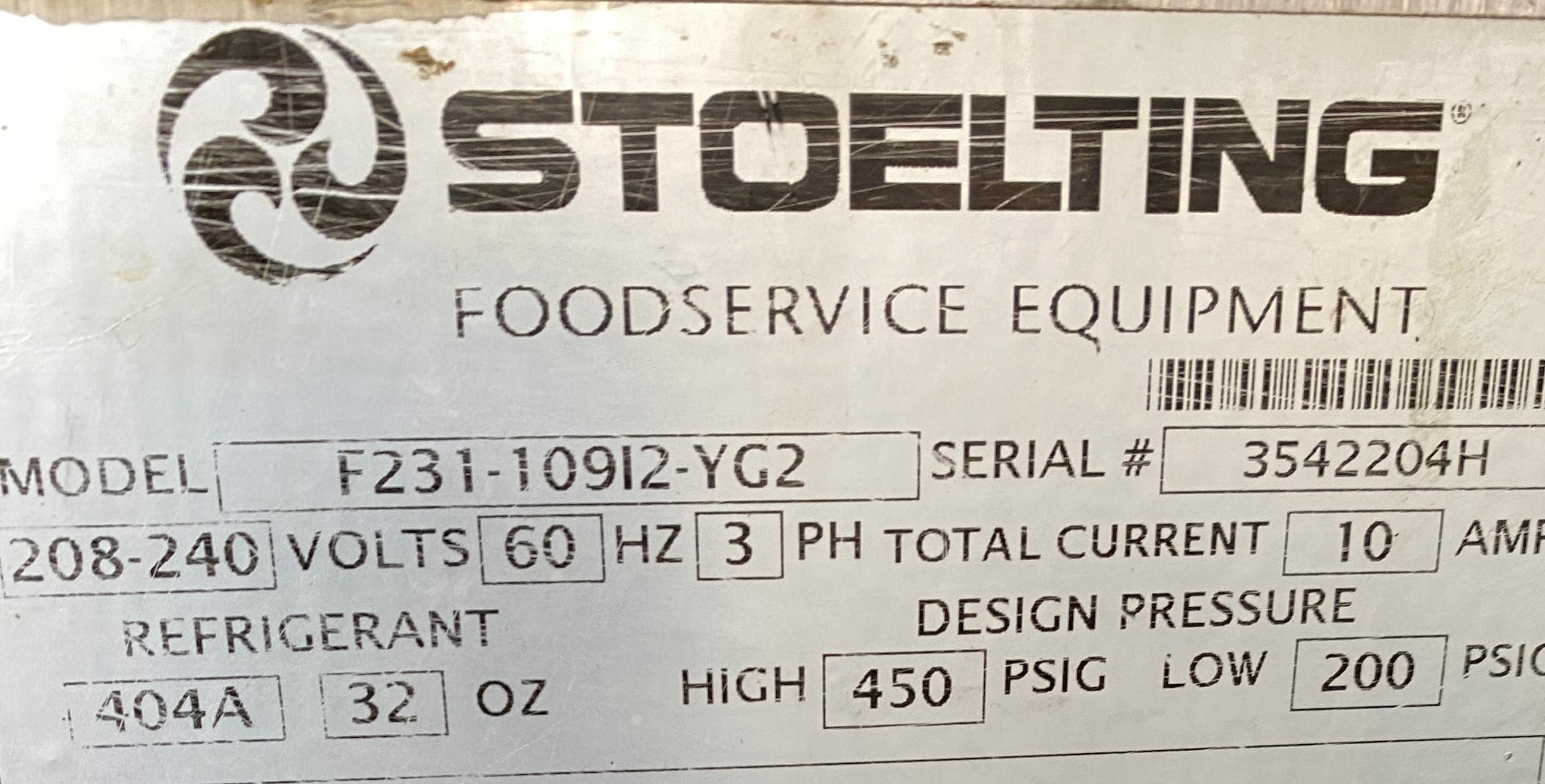 Stoelting Model F231, Three Phase, Soft Serve, Ice Cream And Yogurt Machine. Water Cooled. Original