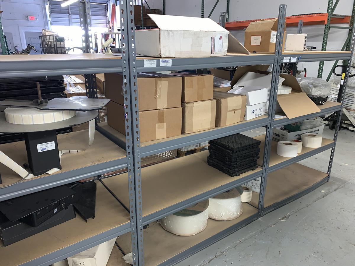 (3) Sections of Dexion Slotted Angle Shelving