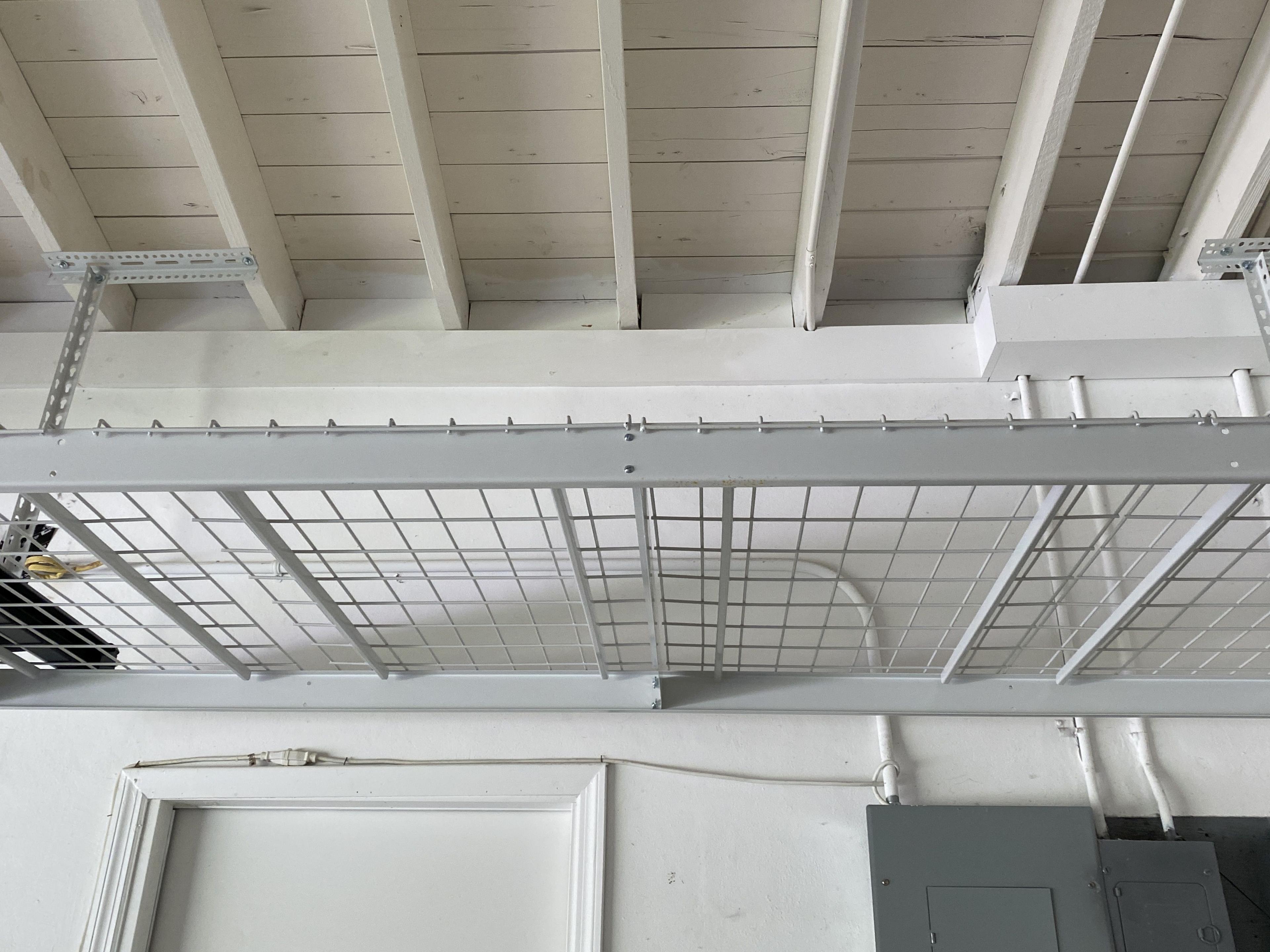 9' x 4' Foot Elevated Shelving System For Garage