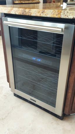 24"W x 30"H Magic Chef Stainless Steel Under Counter Wine Cooler
