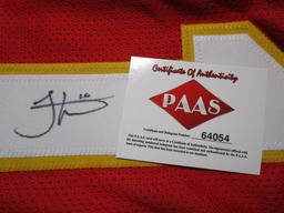 Tyreek Hill of the Kansas City Chiefs signed autographed football jersey PAAS COA 054