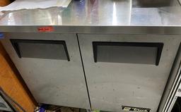 True TUCâ€“36 Two Door Under Counter Refrigerated Table