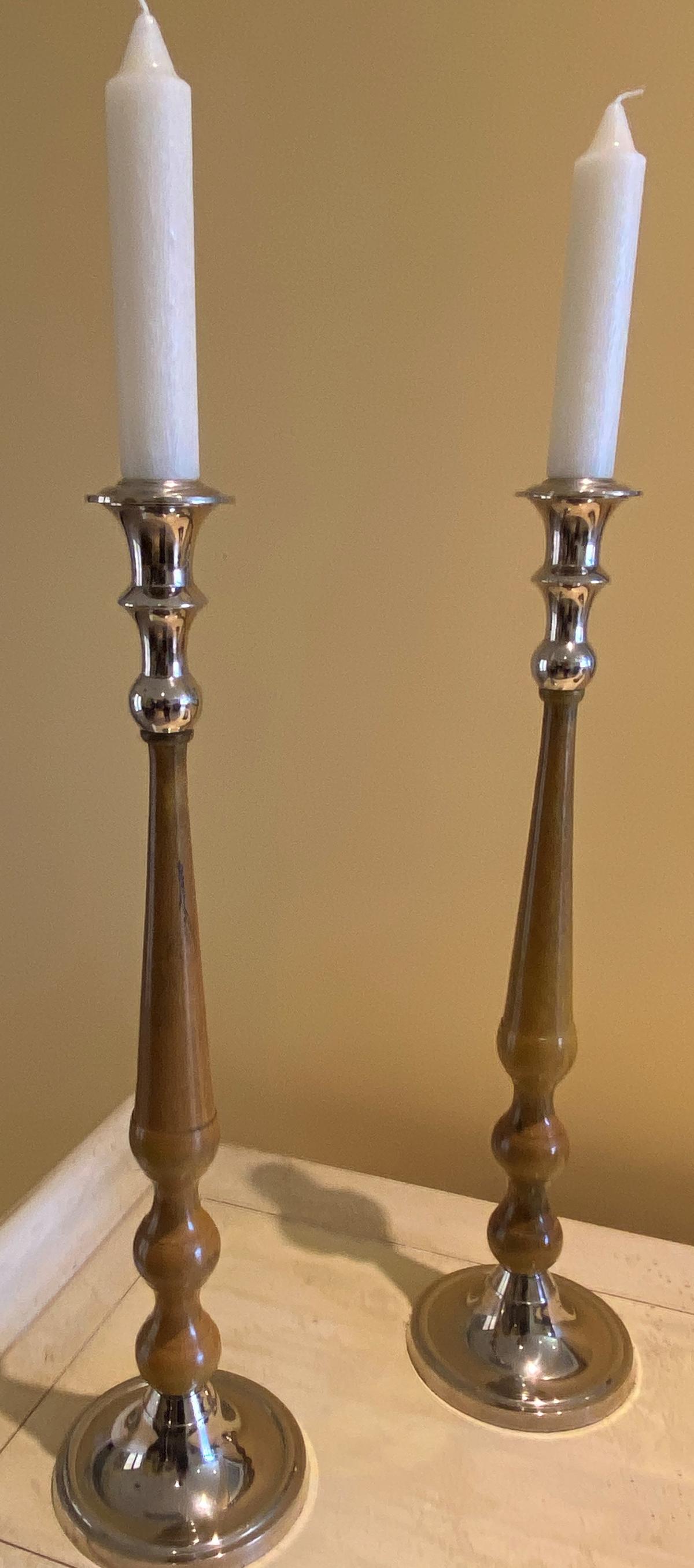 Pair Of 20" Candle Holders