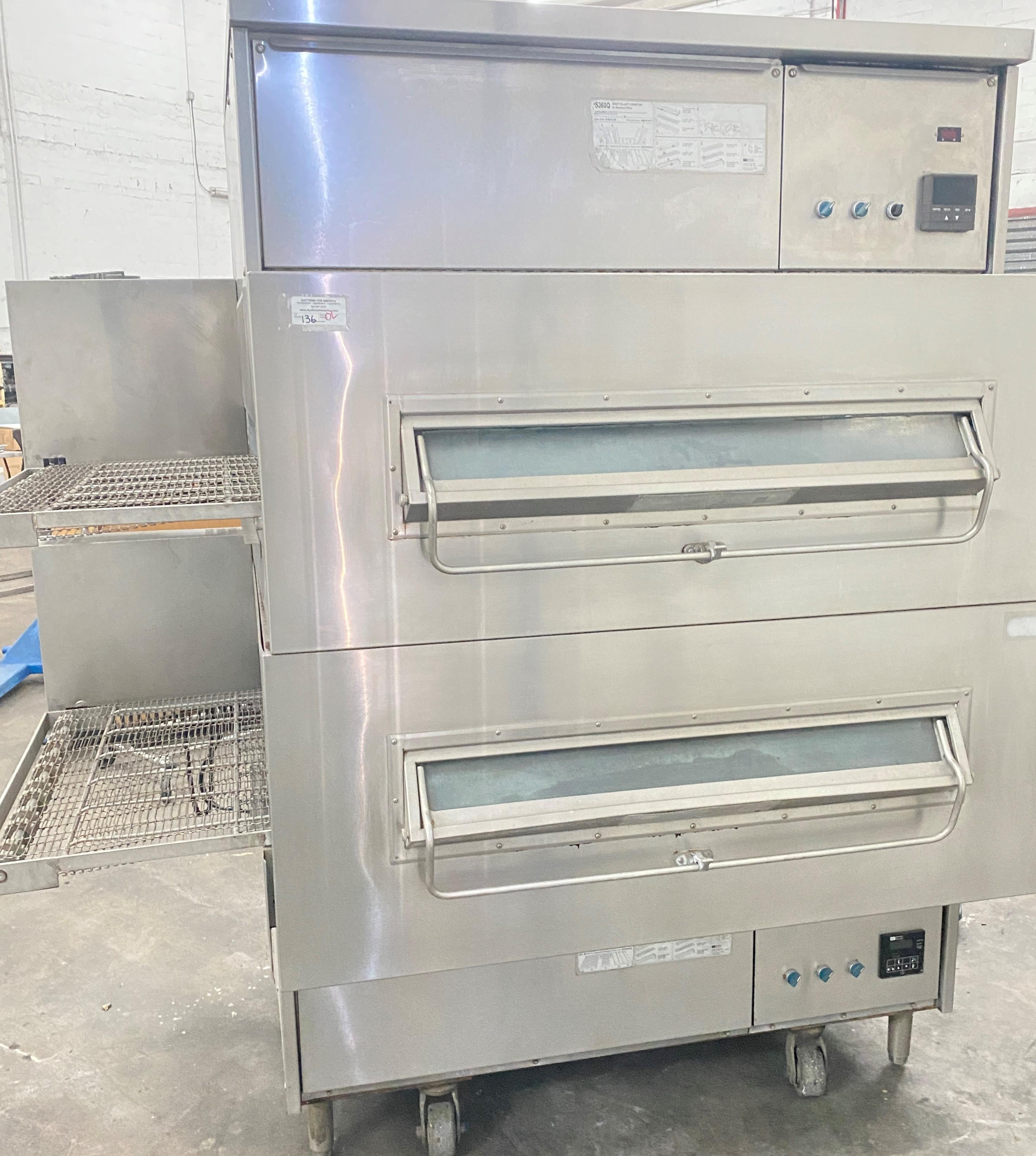 PS362 Double Stack "Middleby Marshall" Gas Conveyor Pizza Oven