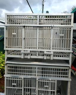 Zoo Aluminum Monkey Cage Cages Animal On Casters