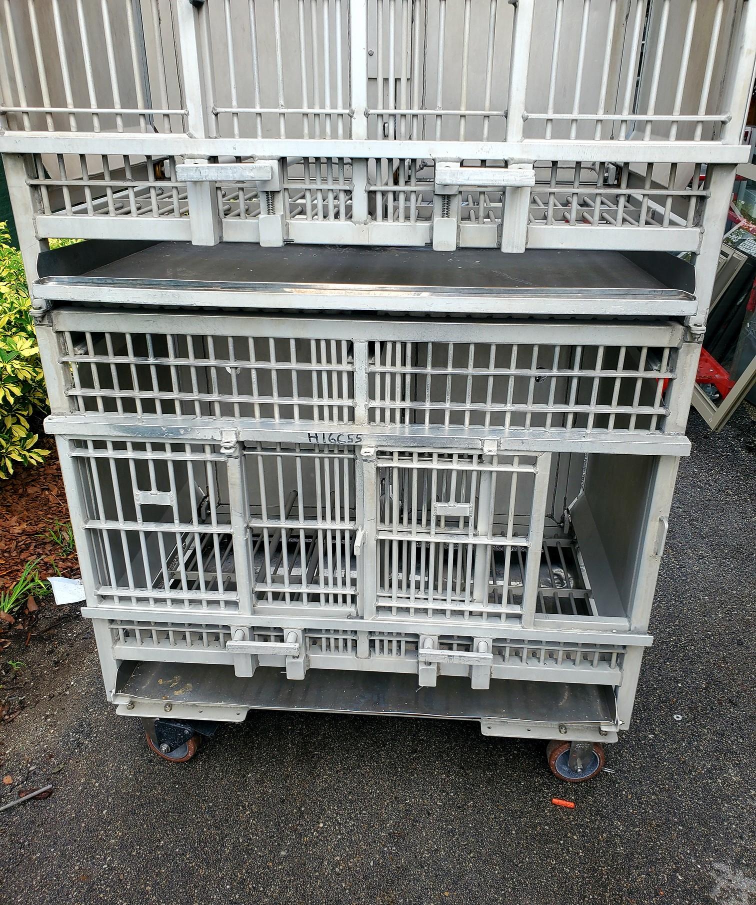 Zoo Aluminum Monkey Cage Cages Animal On Casters