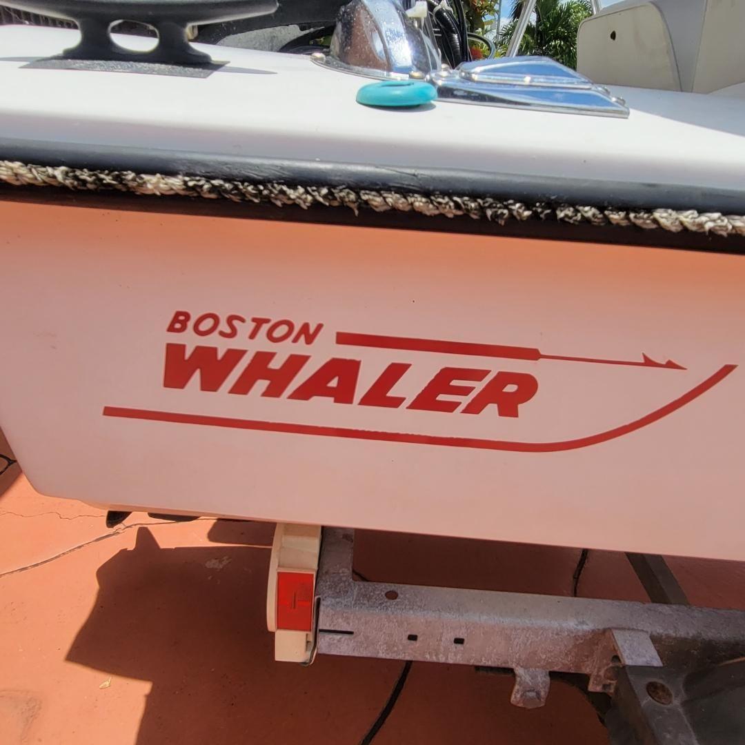 9' Boston Whaler Boat 30hp Johnson Outboard Trailer