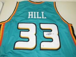 Grant Hill of the Detroit Pistons signed autographed basketball jersey PAAS COA 129