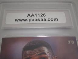 David Robinson of the San Antonio Spurs signed autographed sports card Slabbed PAAS COA 126