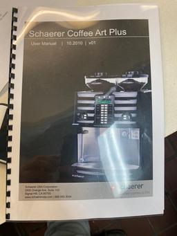 Schaerer Coffee Art Plus Touch Screen Super Automatic Espresso Machine. Original Cost $14,000