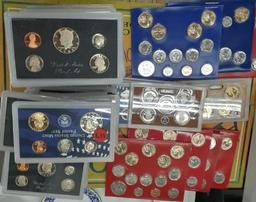 45 United States Proofs sets and more