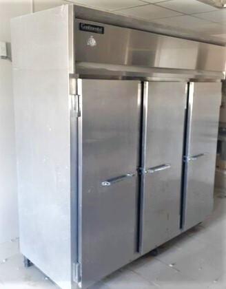 Continental 3 Door Stainless Steel Freezer on Casters