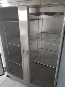 Continental 3 Door Stainless Steel Freezer on Casters